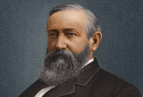 Benjamin Harrison assume a presidência dos EUA