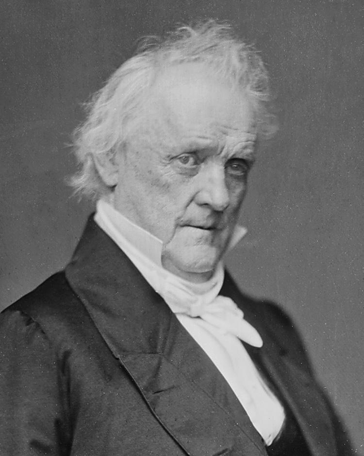 James Buchanan assume a presidência dos EUA