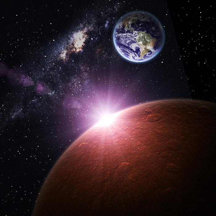 Marte atinge menor distância da Terra em quase 60 mil anos