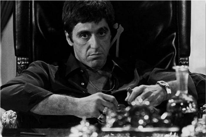 Al Pacino é a estrela no clássico Scarface
